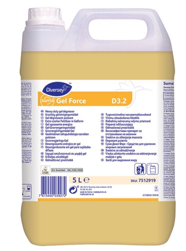 Rengöringsmedel grovrent, 5L pH=12 aluminiumsäkert - Suma