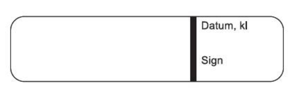 Etikett avtagbar Datum Sign., 12x60mm