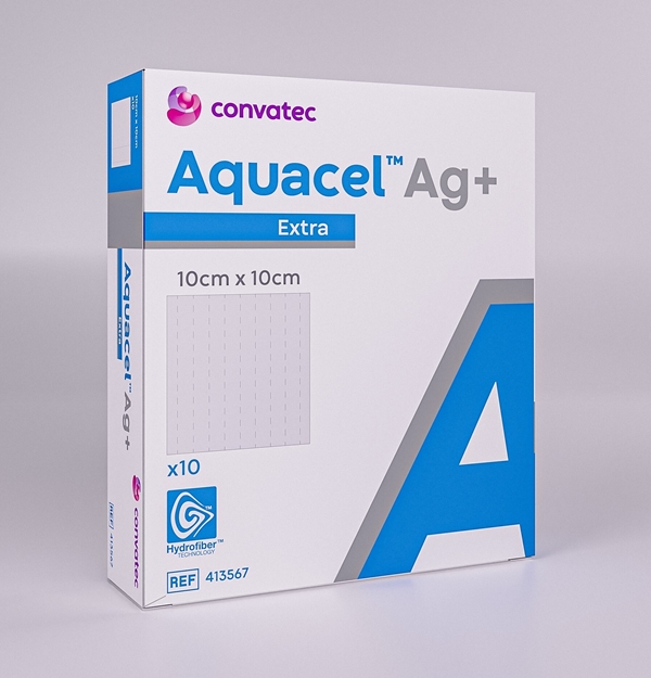 Gelbildande silverförband Aquacel Ag+ Extra, 5x5cm - Aquacel - 1