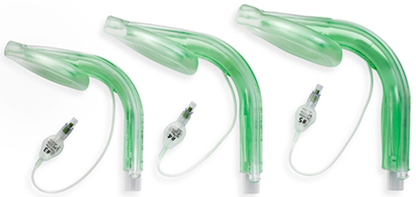 Larynxmask med sugkanal AuraGain, Stl 3 30-50kg böjd