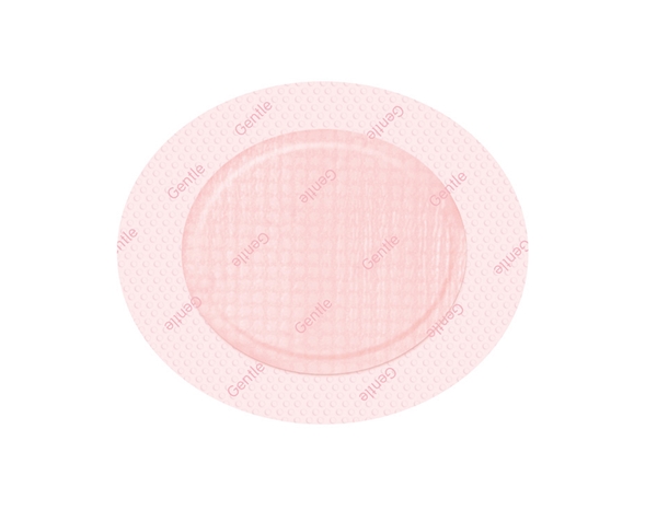 Tunt skumförband silikon Allevyn Gentle L, 13,1x15cm oval Border Lite - Allevyn