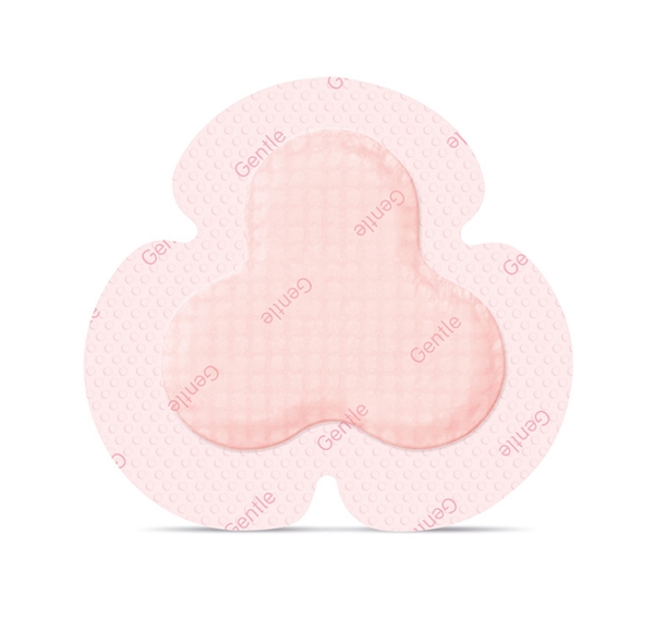 Tunt skumförband silikon Allevyn Gentle L, 8x8,4cm Multisite Border Lite - Allevyn