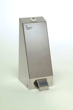 Dispenser Sterisol låsbar, t påse 700 ml, rostfri - Sterisol