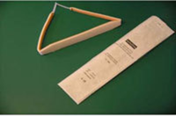 Nackband trakealkanyl, 590mm vuxen extra lång beige