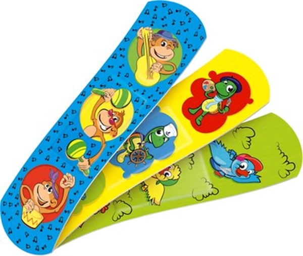 Barnplåster Nexcare Soft, 20/ask19x72mm olika motiv - Nexcare - 2