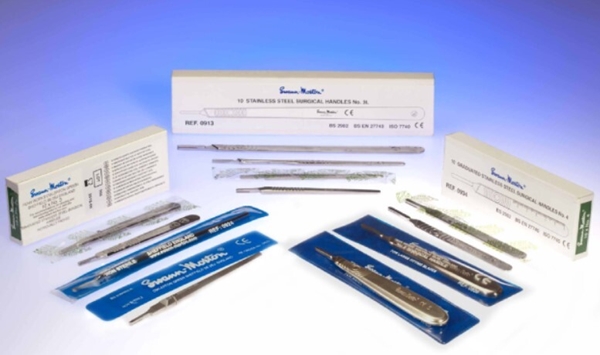 Knivskaft för operationsknivblad, nr3