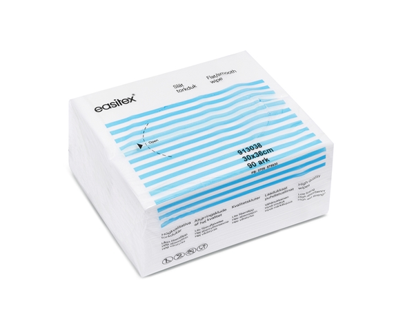 Torkduk för instrument EasiTex, 30x36cm vit slät - EasiTex