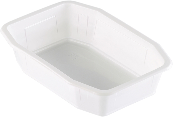 Plastform PP Duniform, 1035ml 215x148x50mm 1-fack vit