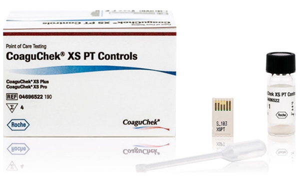 Kontrollösning CoaguChek XS PT Control, 4 tester KYLVARA