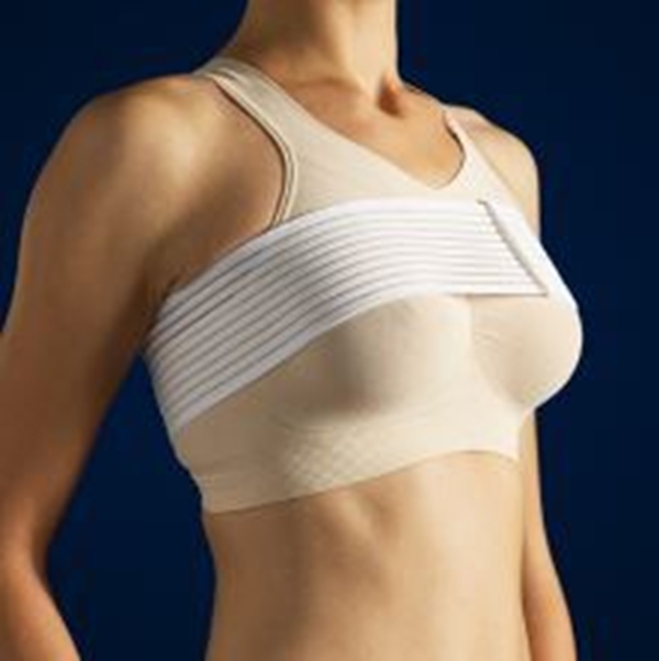 Bröstband Carefix, 7,5x90cm vit one size - Carefix