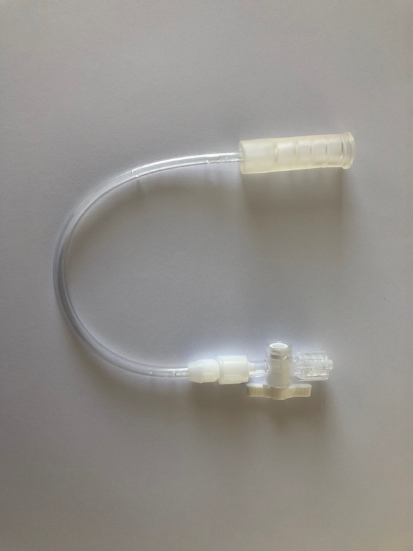 Kopplingsslang till dränage, 15 cm envägskran/hane-tratt