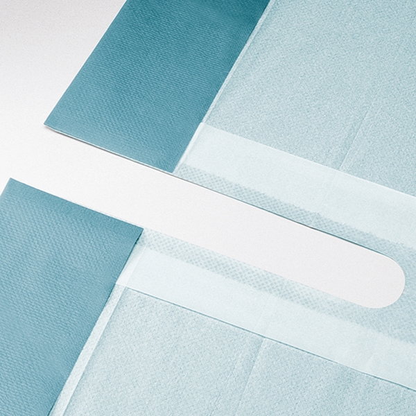 Op lakan slits Foliodrape, 225x280cm slits 10x95cm