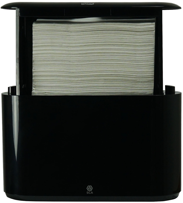 Dispenser Bords Handduk H2, Tork svart plast - 5