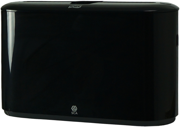 Dispenser Bords Handduk H2, Tork svart plast - 1