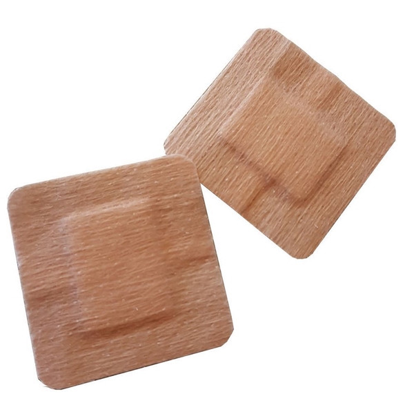 Injektionsplåster nonwoven AklaSoft, 3,8x3,8cm beige - AklaSoft