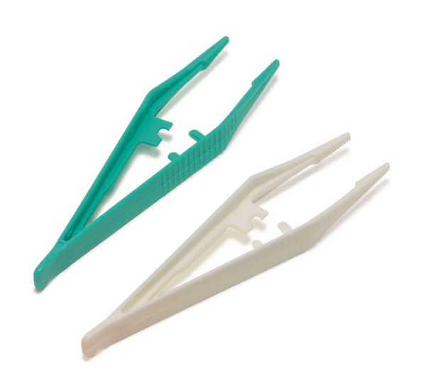 Pincett plast engångs, 14cm vit fp50