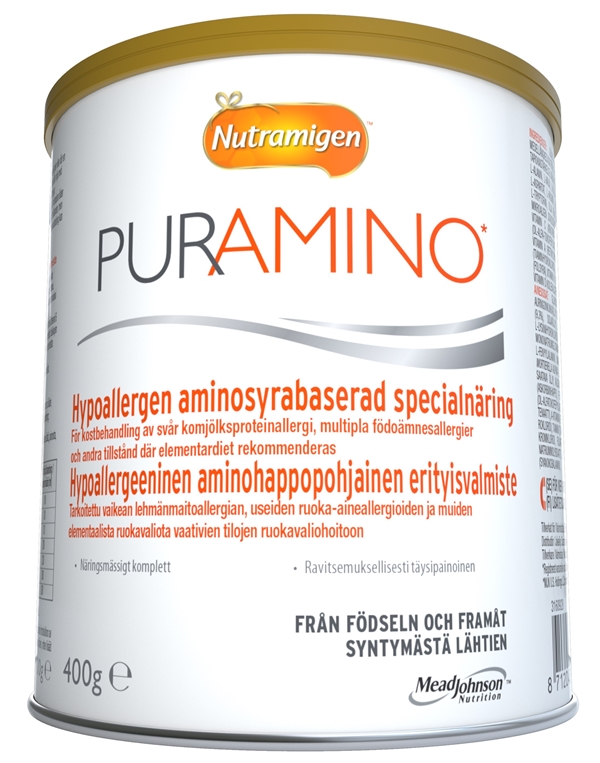 Nutramigen Puramino modersmjölkers, 1x400g från födseln