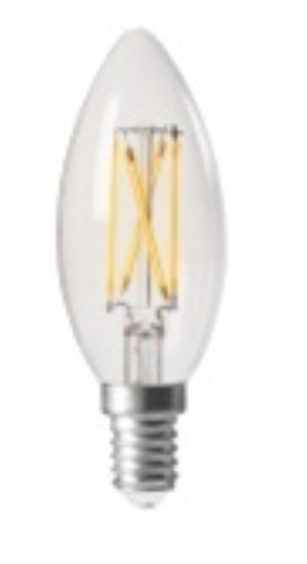 LED lampa kronform, 2,8W 260LM DIM E14