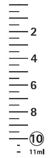 Spruta luer 2komp KD-Ject, 10ml grad 0,5ml exentrisk - KD-Ject - 2