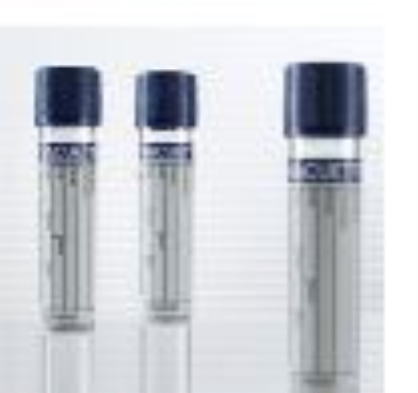 Vakuumrör VACUETTE transparent etikett, 5/4ml Na-Heparin mörkblå