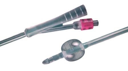 Kateter 2-vägs Bardia med spruta, 10ml ch20 40cm silikon Nel