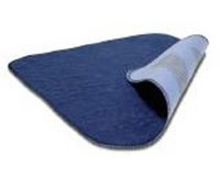 Sittskydd flergångs Absorba, 60x45cm blå velour - Absorba