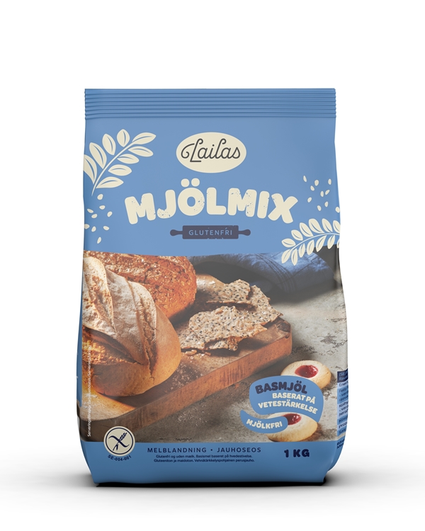 Mjölmix glutenfri Lailas, 1000g Lailas Kocken
