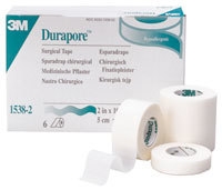 Häfta silke Durapore, 7,5cmx9,1m - Durapore