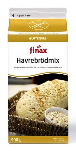 Brödmix havre GF, 900g Havrebrödmix Finax