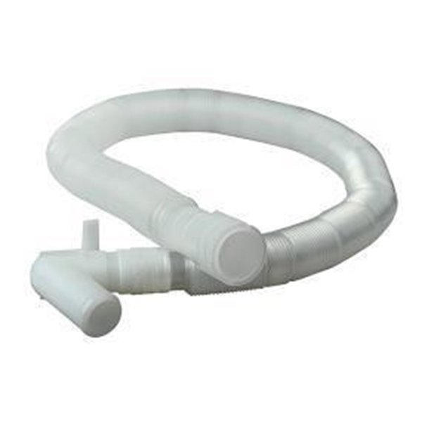 Andningssystem, 1,8m utdrag slang ABS koppl