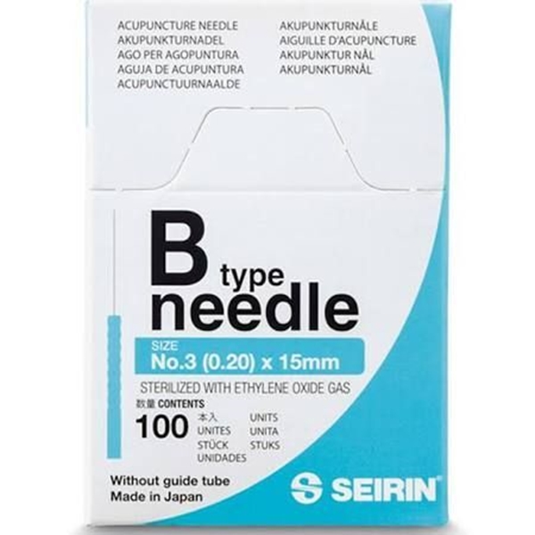 Akupunkturnål Seirin, 0,2x15mm