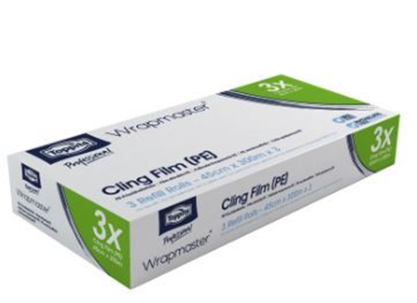 Plastfolie, 0,45x300m refill Wrapmaster