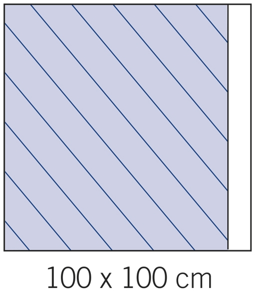 Op lakan häftande evercare, 100x100cm - evercare®