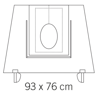 Vätskeuppsamlingspåse evercare, 93x76cm - evercare®