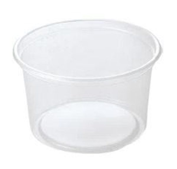 Plastform PP rund Delipack , 250ml 101x101x48mm tr