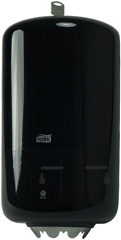 Dispenser centrummatad Mini M1, Tork svart plast små rullar - 1