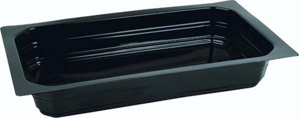 Form GN 1/4 PP Duniform, 263x161x40mm 1-fack svart