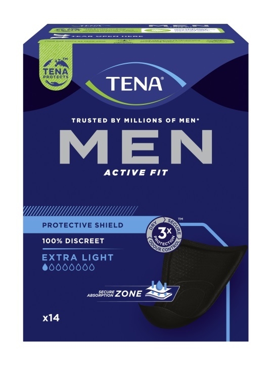 Inkontinensskydd man för fixering i byxa, TENA Men Protective Shield - Tena - 2