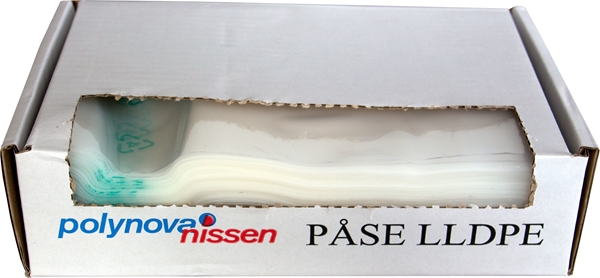 Plastpåse LLD transparent, 8L 300x450mm 40my