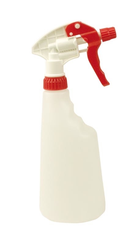 Sprayflaska med trigger, 600ml röd graderad - HT