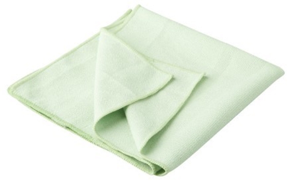Glasduk, 64x32cm grön 