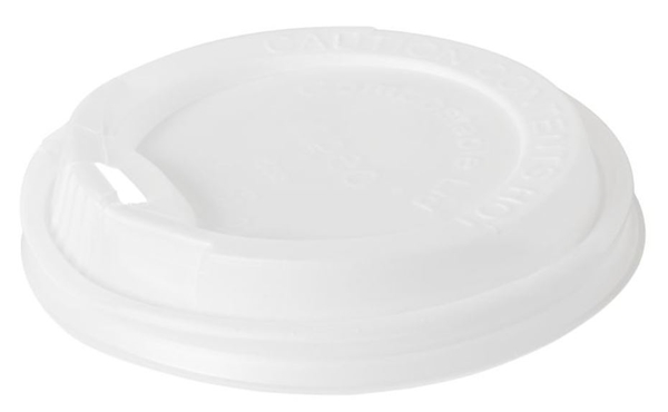 Lock CPLA till bägare, t 24cl vit med pip