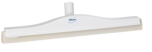 Golvskrapa/Golvraka Vikan, 50cm vit vridled