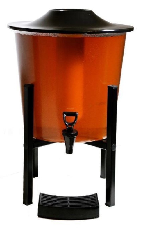 Dryckesbehållare Progress aluminium, aluminium svart komplett Malko - Malko