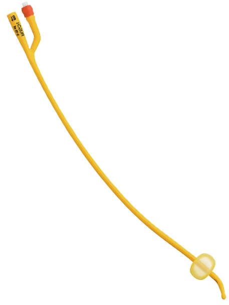 Kateter 2-vägs Rüsch Gold Silkolatex, 10ml ch16 40cm Tiemann - Rüsch