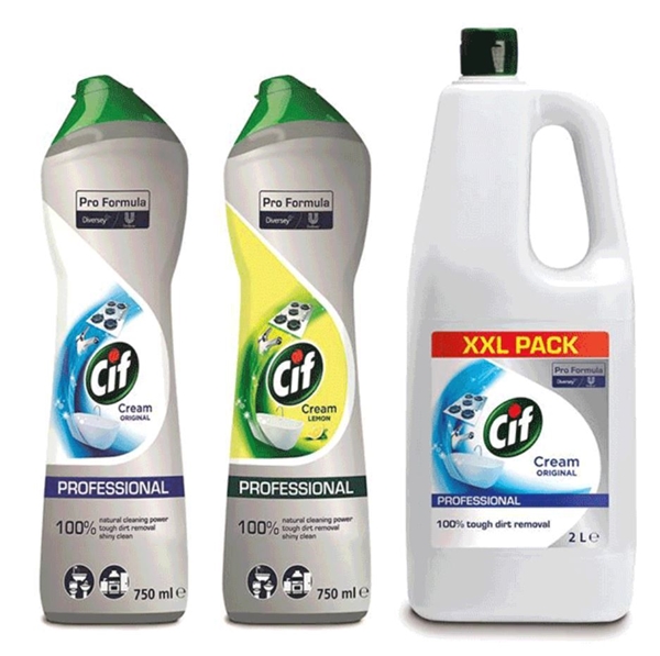 Rengöringsmedel Cif Proffesional Creme Original, 0,75L pH=11,0