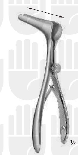 Spekulum näs Killian, 13cm, 90mm