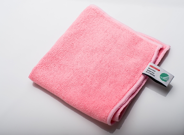 Torkduk mikrofiber Proffer, 32x32cm rosa svanen - Nilfisk