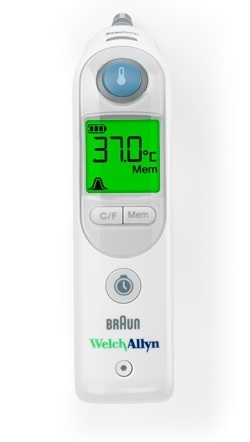 Termometer WA Braun ThermoScan PRO 6000, öron liten basenhet