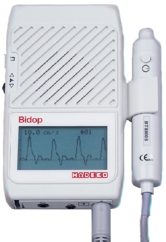 Doppler Mini ES-100V3-2, 2MHz probe fosterljud